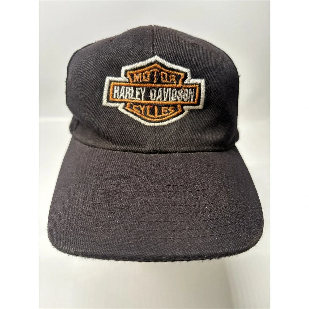Black Harley Davidson cap  Adjustable , City Hunter Headwear